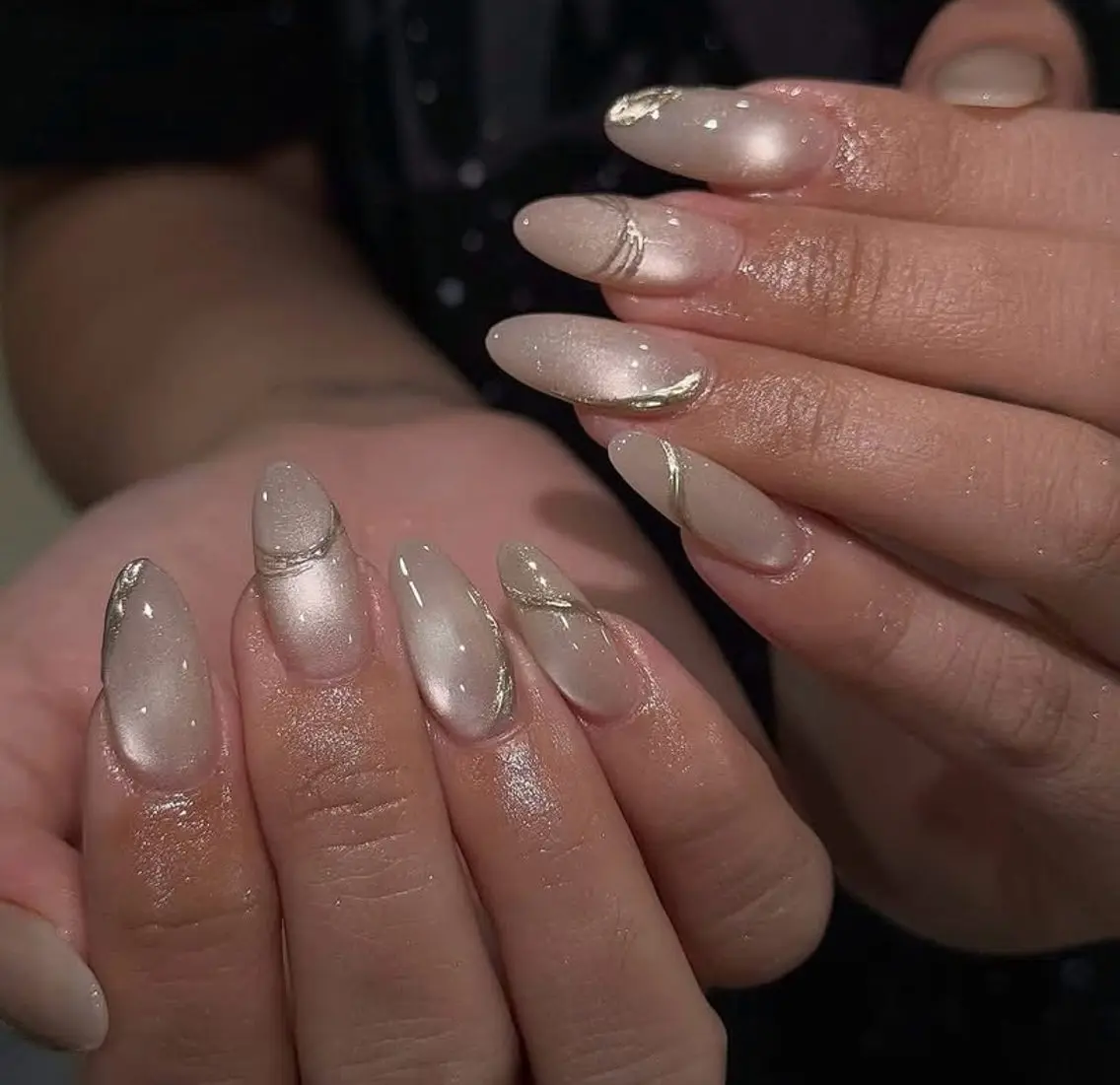 ネイル アートネイル 成人式 ジェルネイル ニュアンスネイル ネイルチップ Kora Nailのネイルデザイン