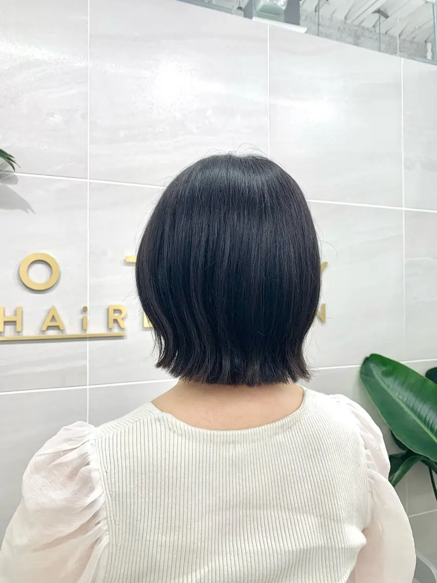 ショート ボブ カット ヘッドスパ 本格ヘッドスパ🌿 ×ヘア 佐藤のヘアスタイル