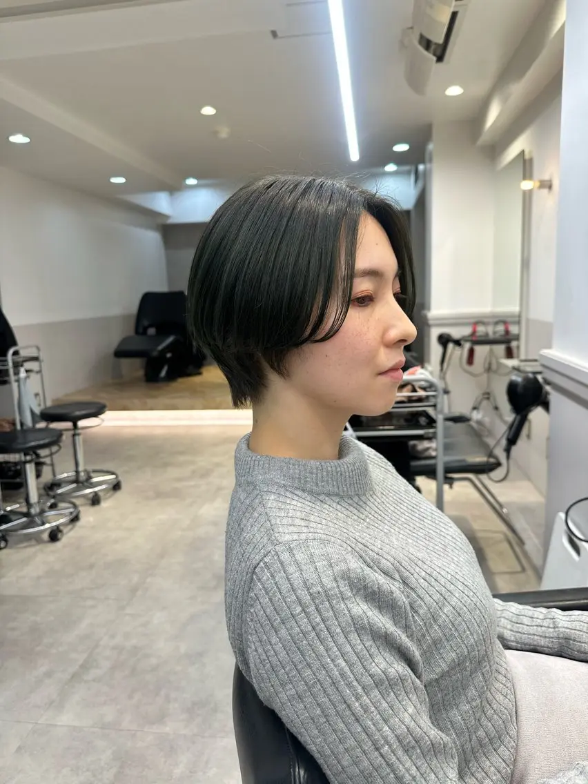 ショート ハンサムショート ショートヘア あいこ/ハンサムショ ート無料/蔵前🌷のヘアスタイル