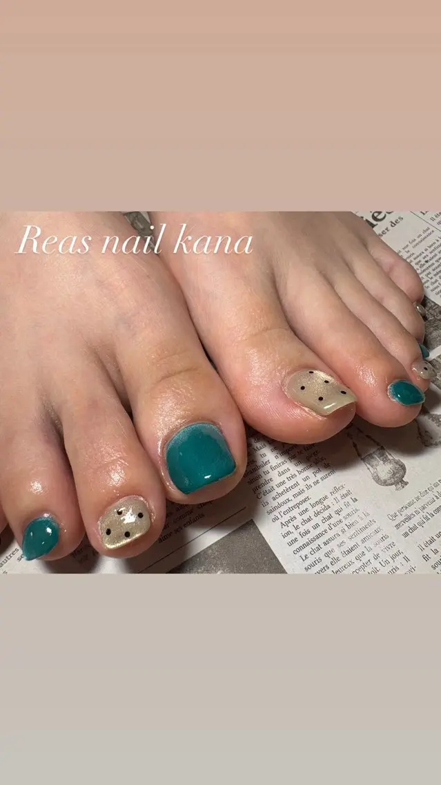 ネイル 持ち込み Reas nail kanaのネイルデザイン