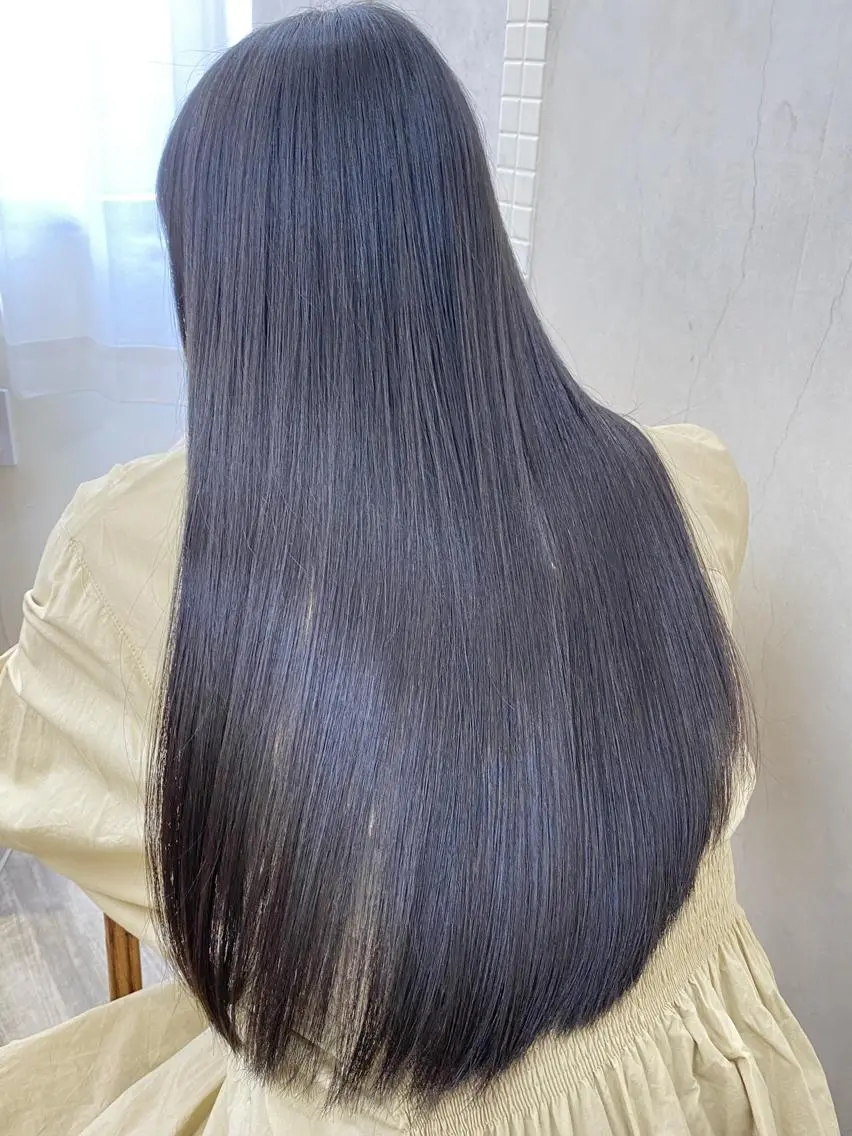 カット&ダメージレスプレミアム縮毛矯正&Aujua4stepトリートメントの写真