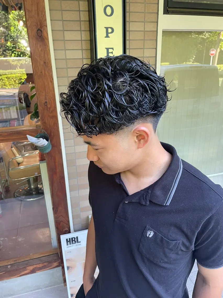 パーマ メンズ メンズパーマ スパイラルパーマ メンズパーマ特化 💥森田まさはるのヘアスタイル