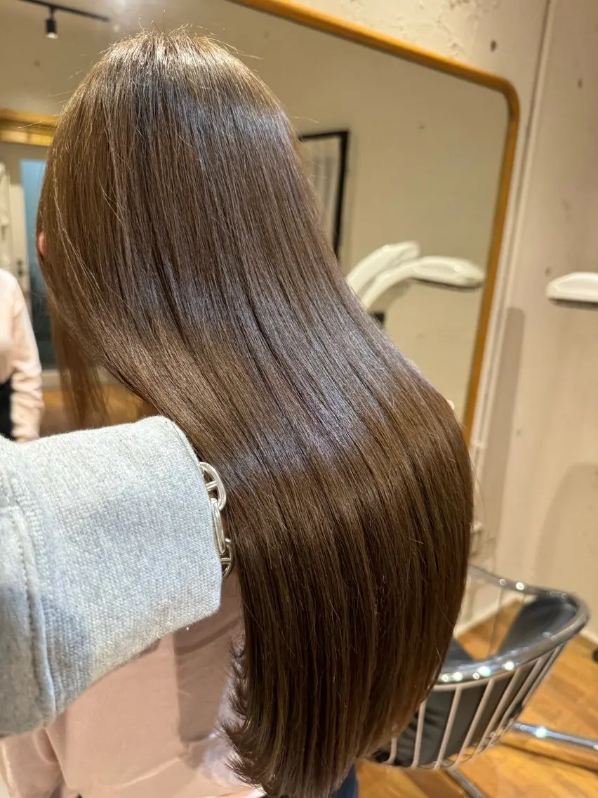 セミロング カット ヘアカラー トリートメント Kojima 髪質改善ケアサロン*のヘアスタイル