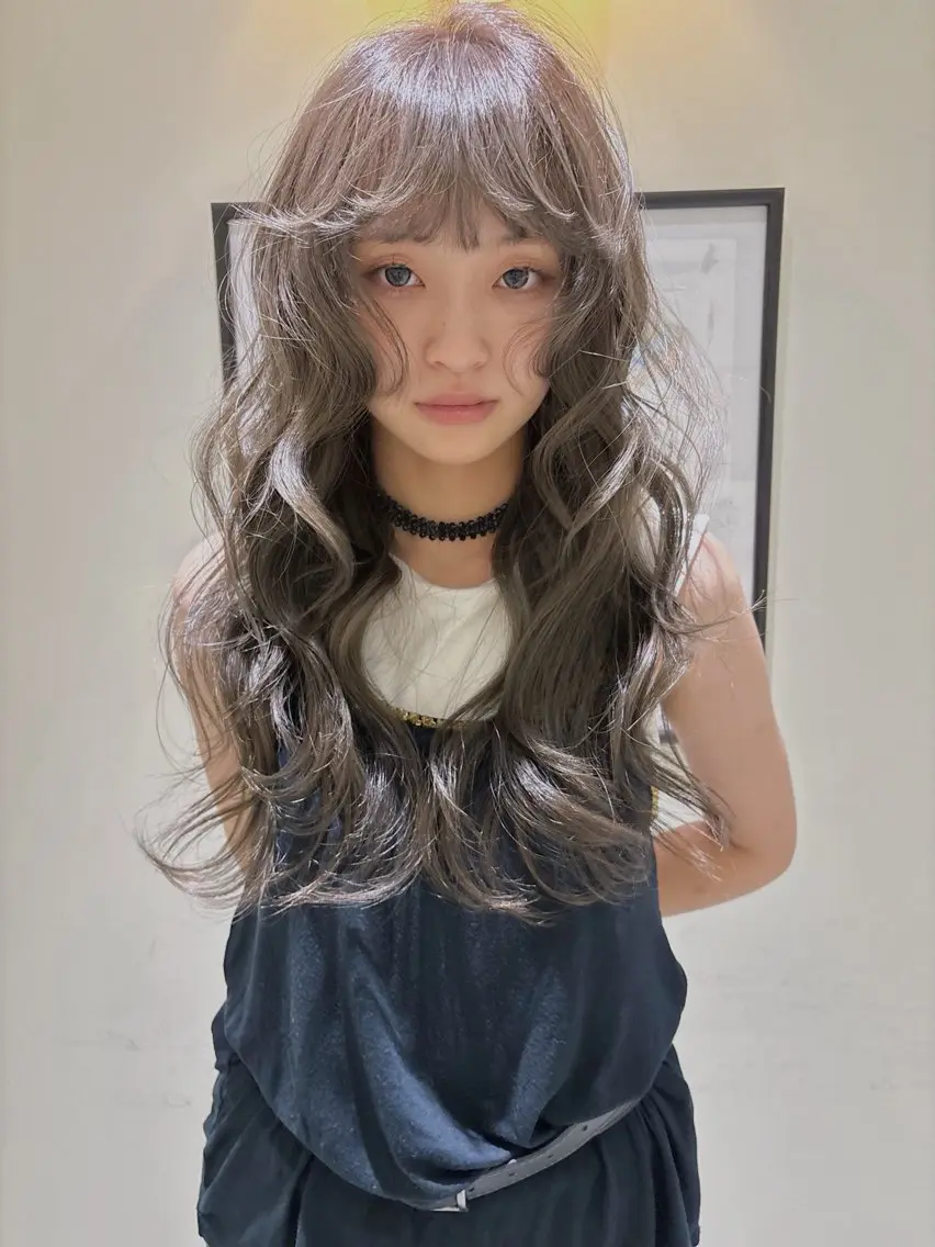 【新規・平日限定】カット＋透明感カラー＋集中補修TR　11,000円の写真