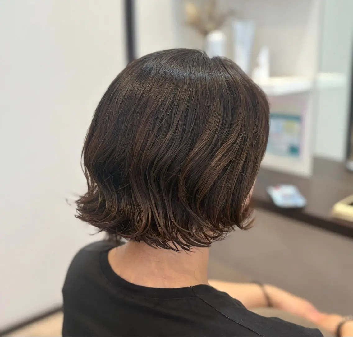 ショート ショートヘア カット 山下ちひろ/似合わせ /髪質改善/縮毛矯正のヘアスタイル