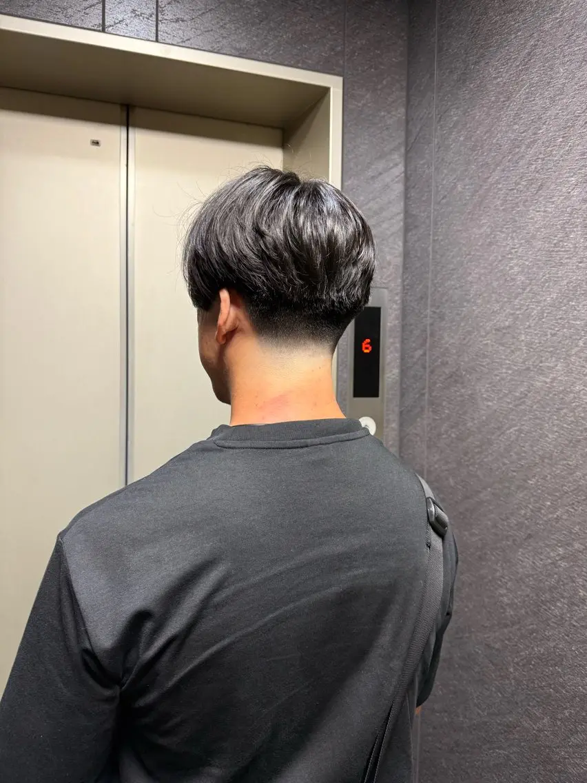 カットパーマ+フェードの写真