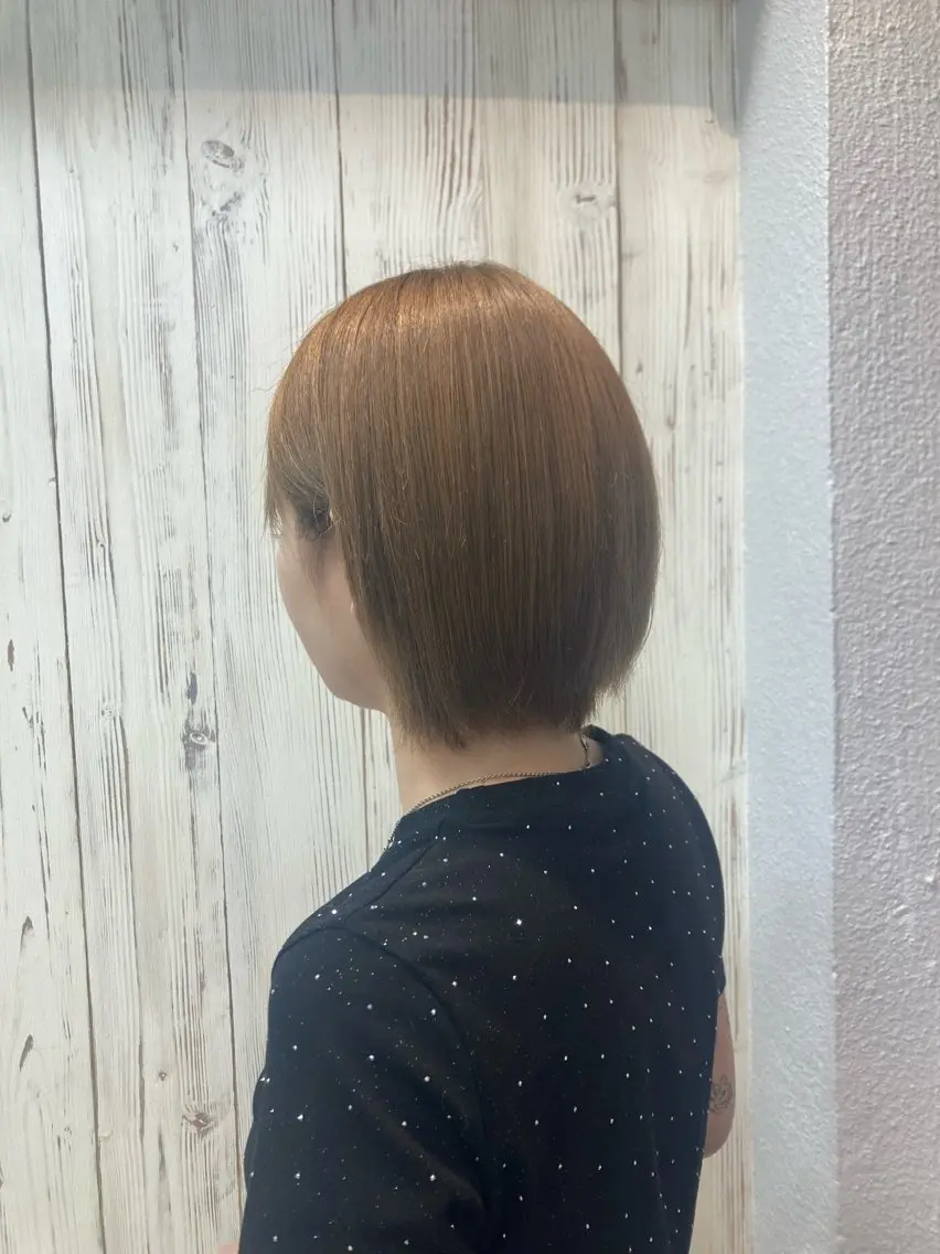 ショート カラー 暖色カラー💞 菊地しおんのヘアスタイル