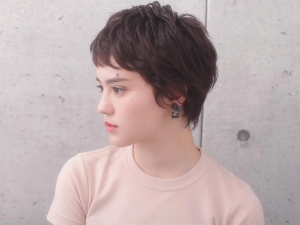 ショート カラー ショートヘア 長井 徹行のヘアスタイル