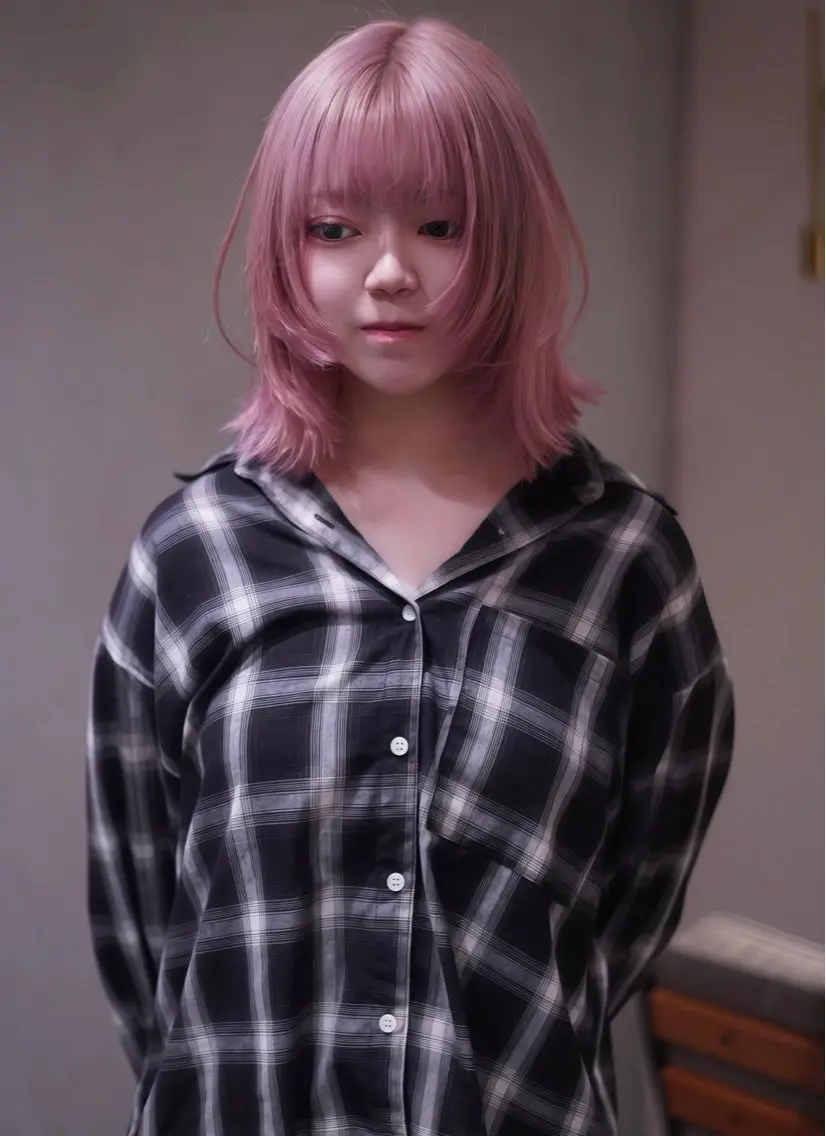 カラー ヘアカラー トリートメント 河原 楓樹のヘアスタイル