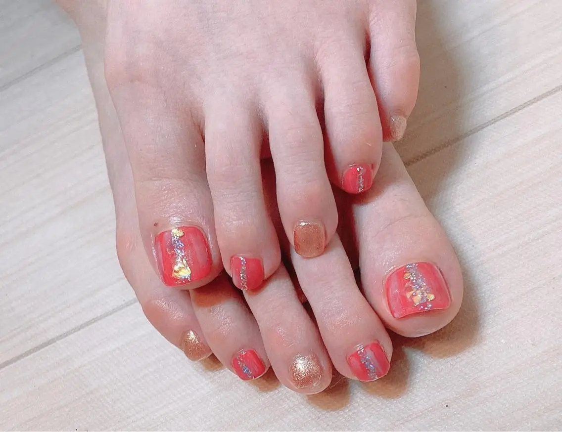 ネイル フットネイル Agu. Nail tomoのネイルデザイン