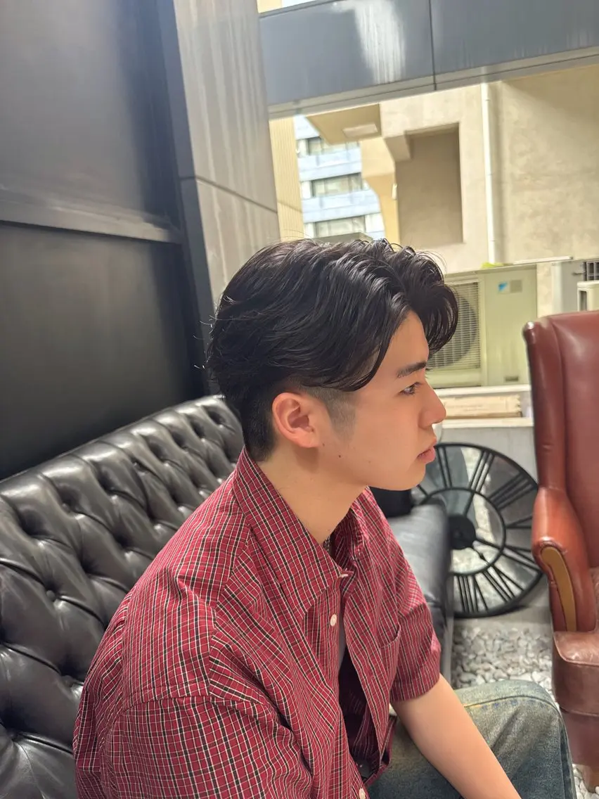 パーマ メンズ 水相 智貴のヘアスタイル