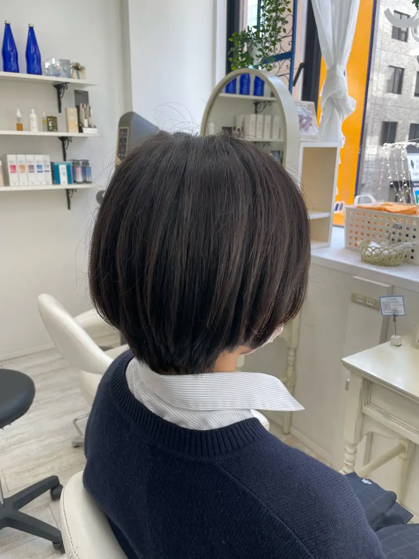 ショート カット 新籾 尚哉のヘアスタイル