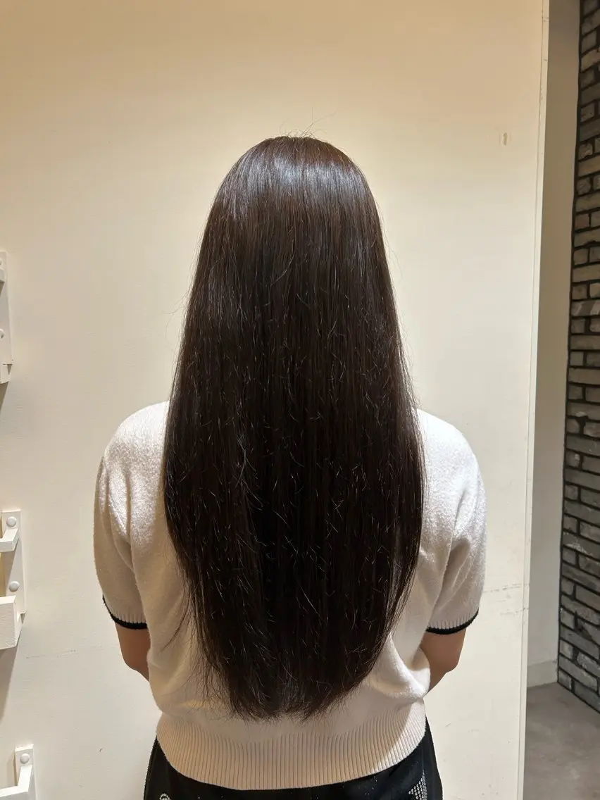ロング hirano harukaのヘアスタイル