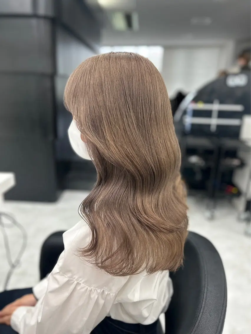 セミロング カラー ヘアカラー トリートメント ヘアセット Kawahara WATARUのヘアスタイル