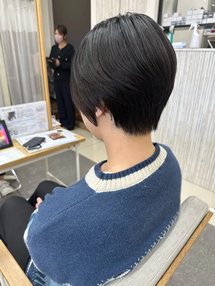 ショート カット 縮毛矯正 PROGRESS‣‣ 福澤 可音🐯🐝のヘアスタイル