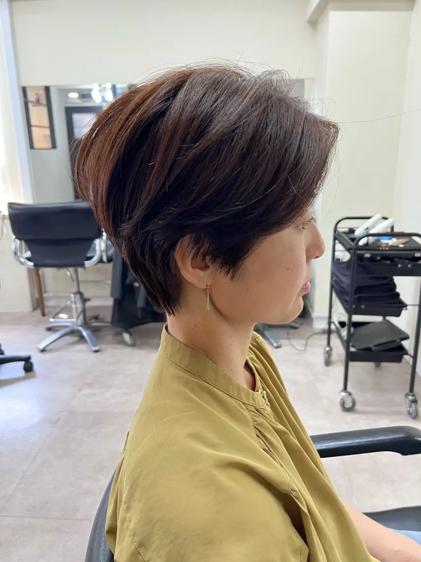 ショート カラー カット ヘアカラー トリートメント 美髪・メンズ特化 フリーランスのヘアスタイル