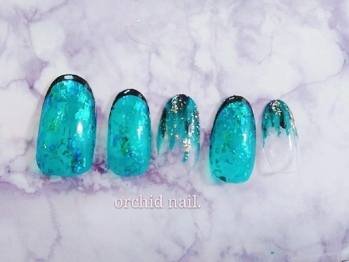 ネイル orchid ♡オーキッドのネイルデザイン
