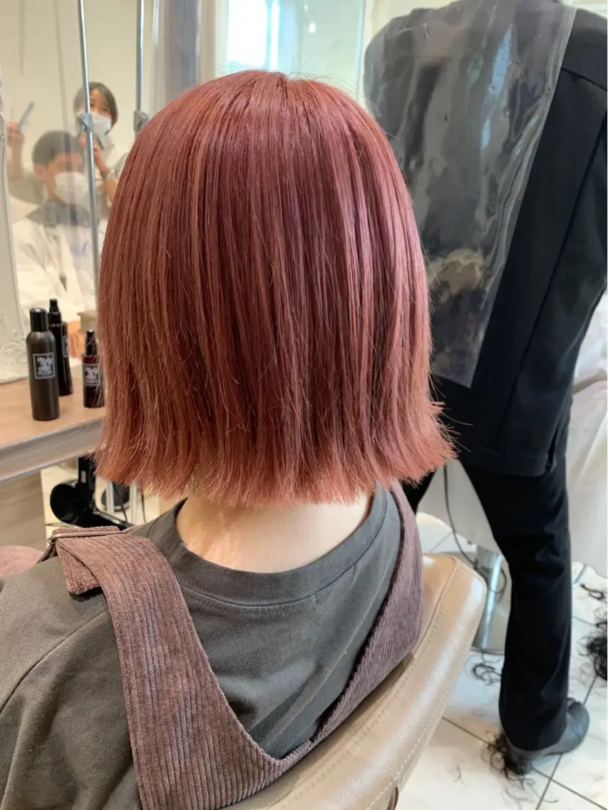 ミディアム ヘアカラー トリートメント 🦋透明感/艶髪/ レイヤー/Ryugaのヘアスタイル