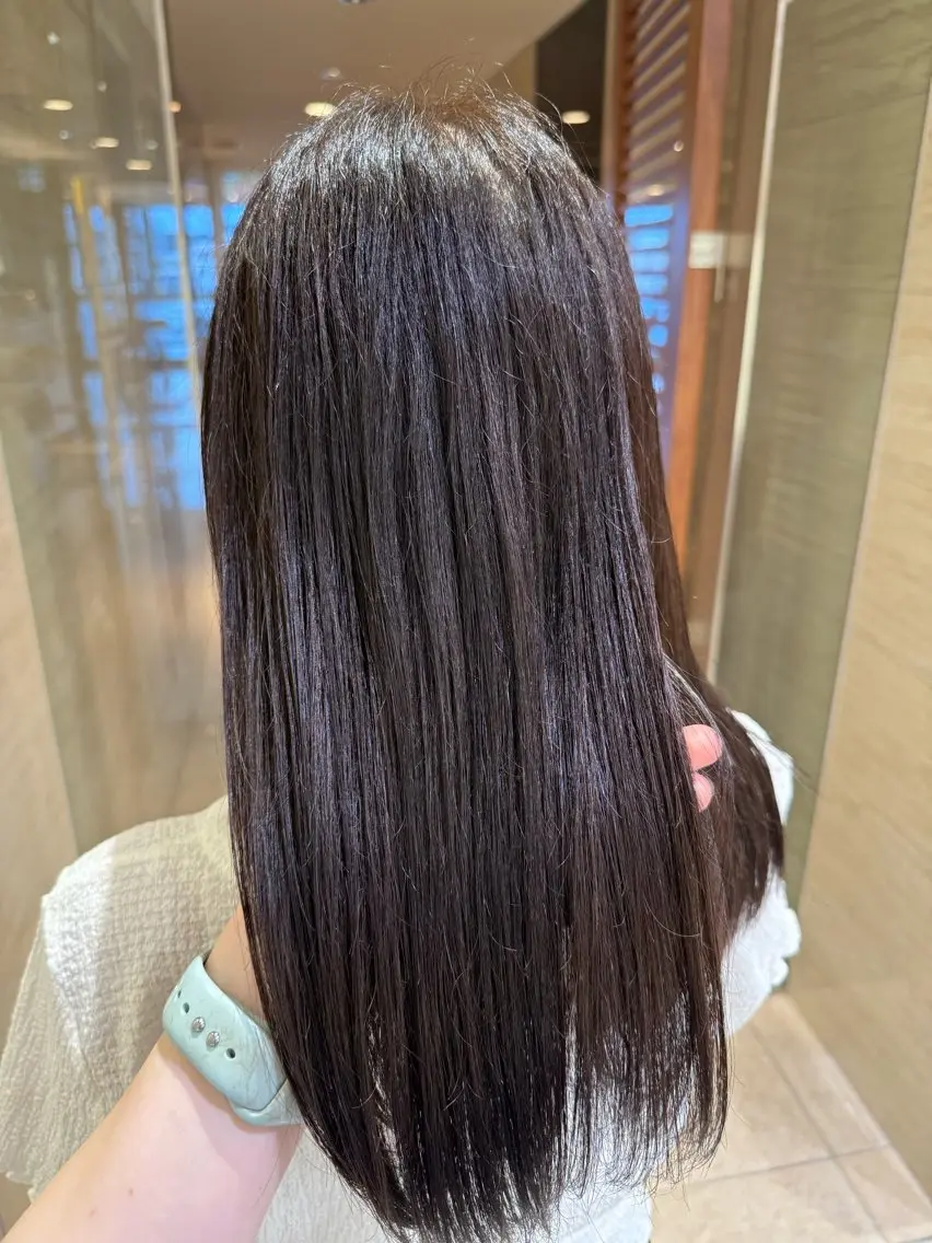 カラー ヘアカラー トリートメント SANA/ツヤカラー /カット大船のヘアスタイル
