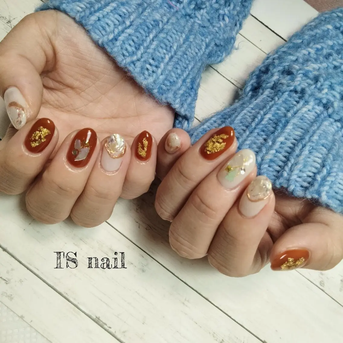 ネイル 持ち込み ハンドネイル I'S nail 佐野のネイルデザイン