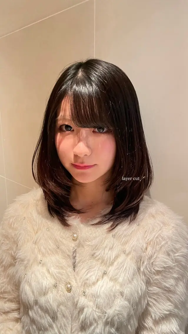 ⭐︎💡レイヤーカット+3step treatment💡⭐︎の写真