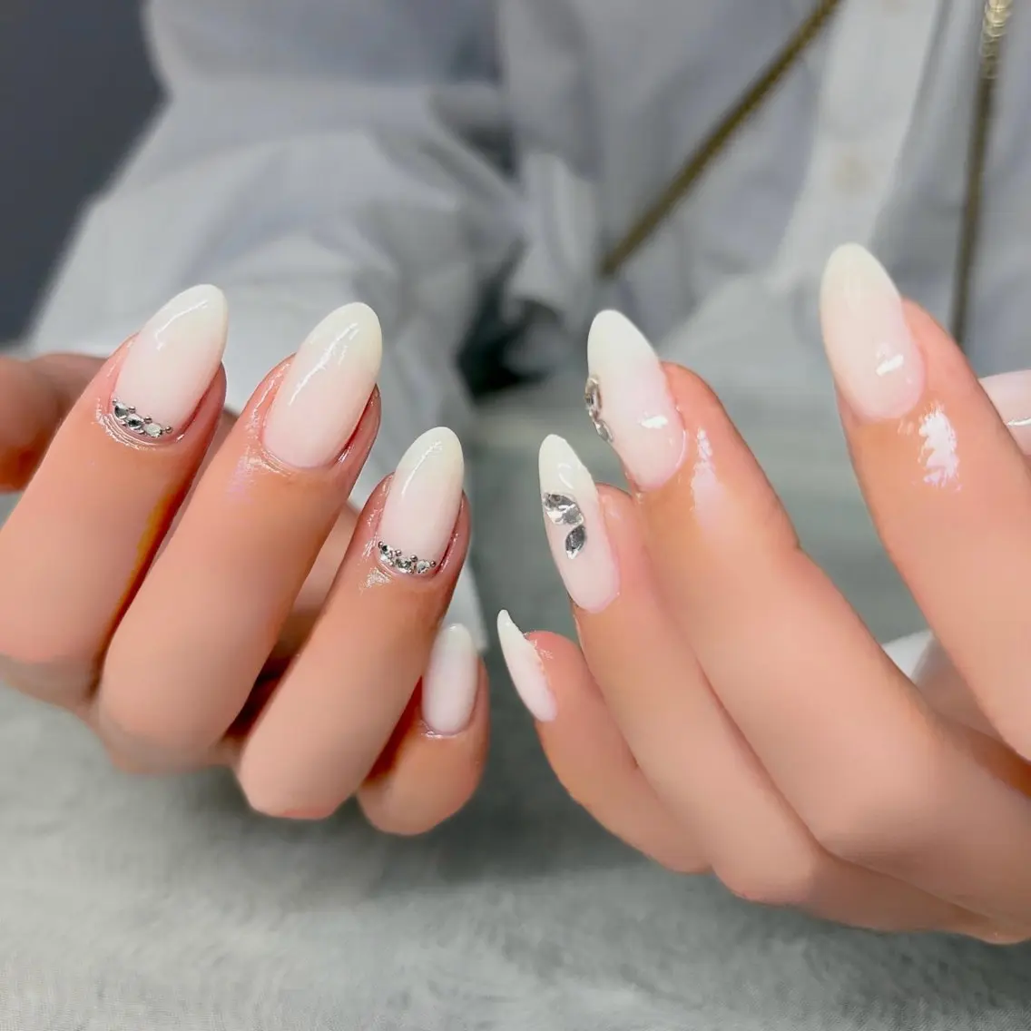 ネイル ストーンネイル ハンドネイル Nailist suzuのネイルデザイン
