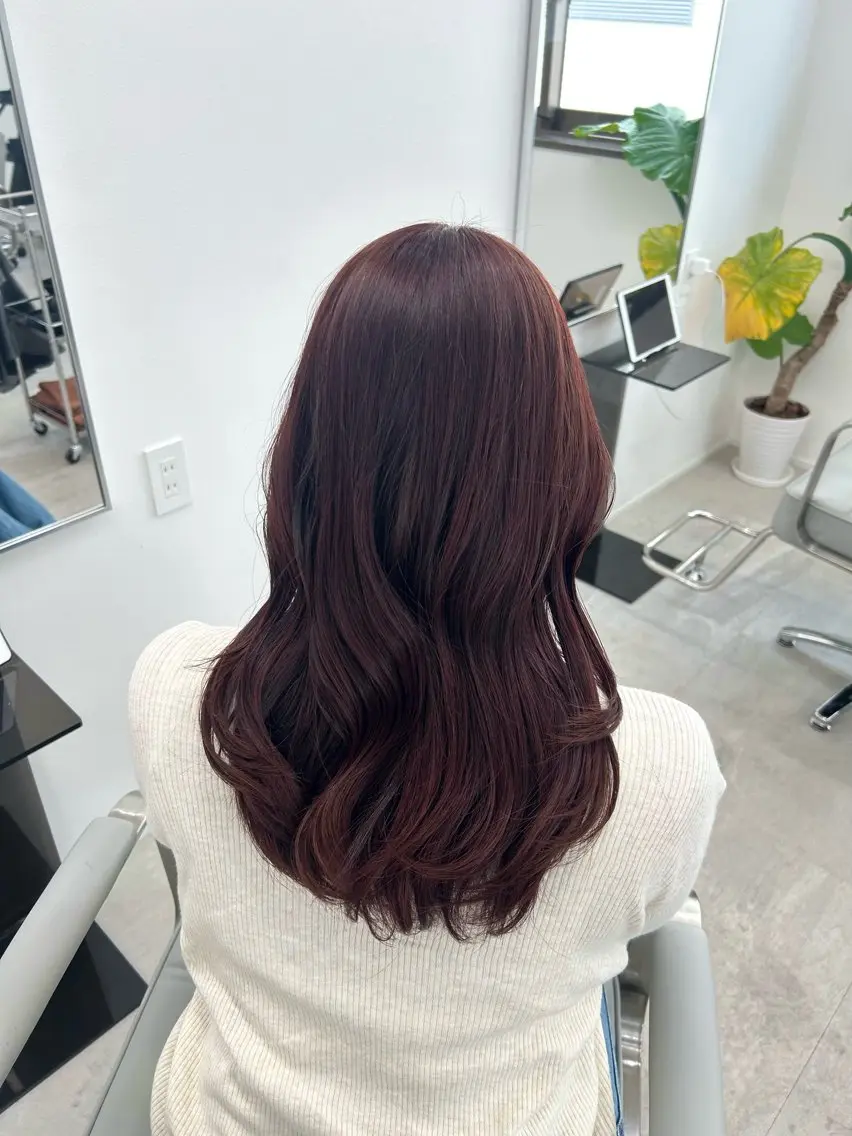 5月限定💫カット+ブリーチなしダブルカラー+内部補修トリートメント🌻🌙の写真