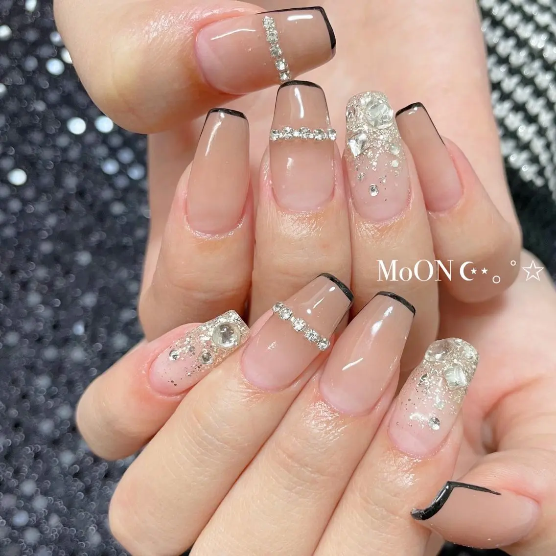 ネイル ハンドネイル ハンドケア MoON...❤︎ MeGuのネイルデザイン