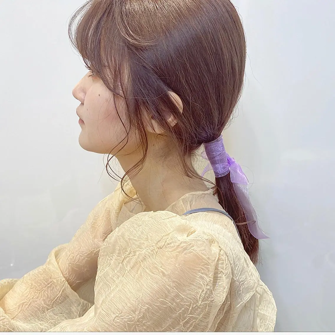 セミロング カラー ヘアアレンジ メンズ Amelie yunのヘアスタイル
