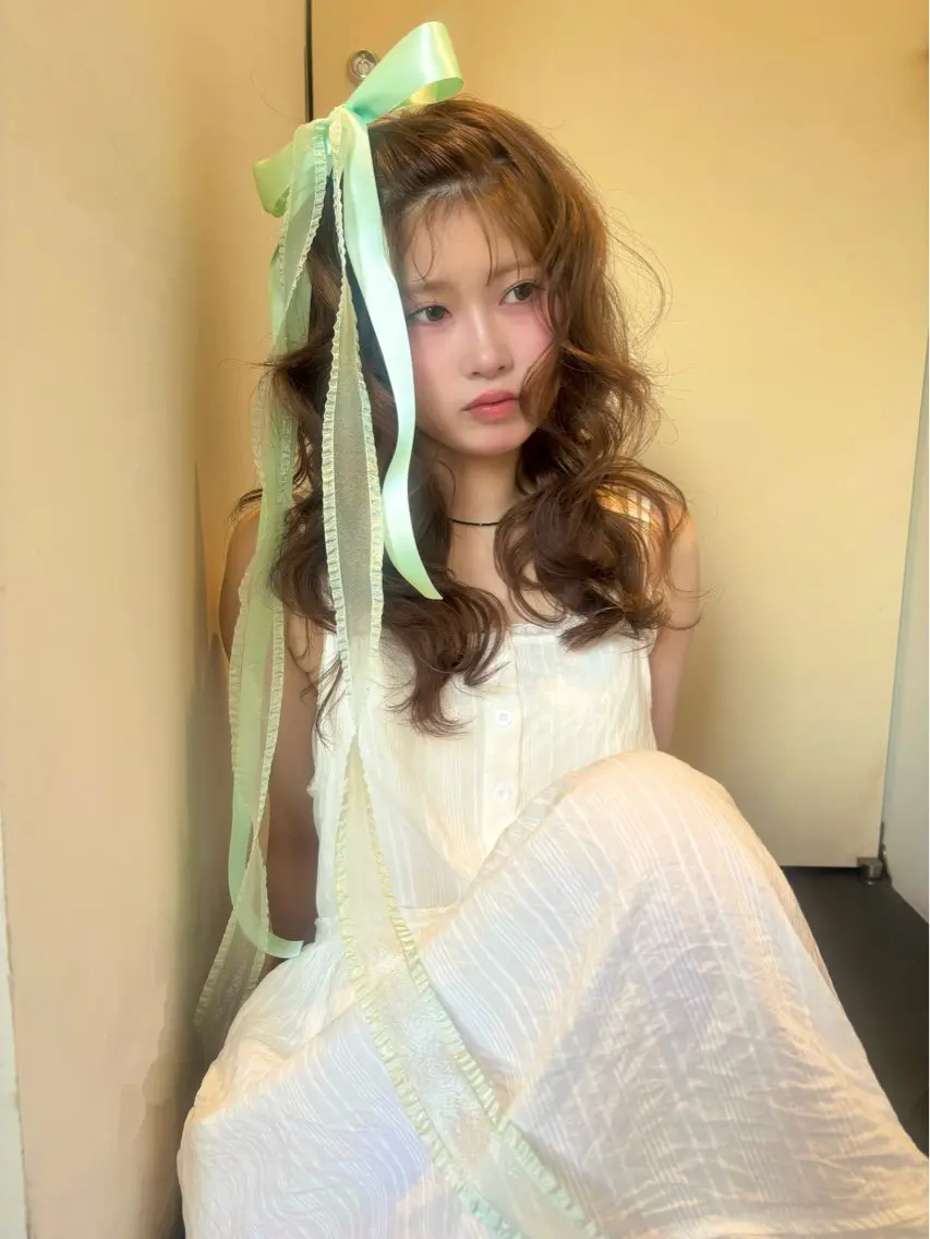 カラー ベージュカラー ブリーチ 透明感カラー ダブルカラー ラテベージュ ヘアカラー rinka/ボブ ベージュ 暖色のヘアスタイル