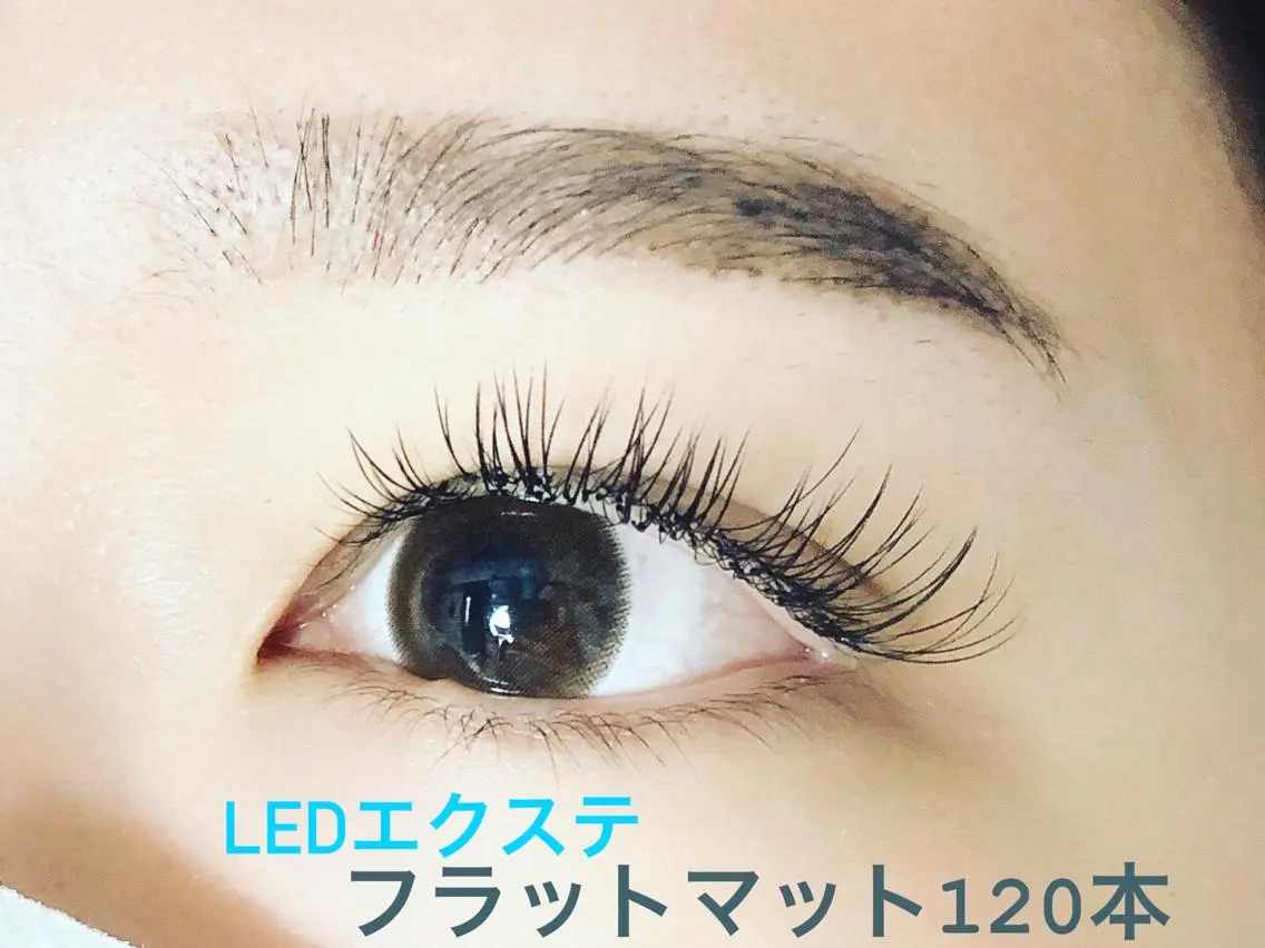 マツエク・マツパ Cカール カラーマツエク フラットラッシュ Lカール ナチュラル マツエク Belleeyes_ kubotaのマツエク・マツパデザイン