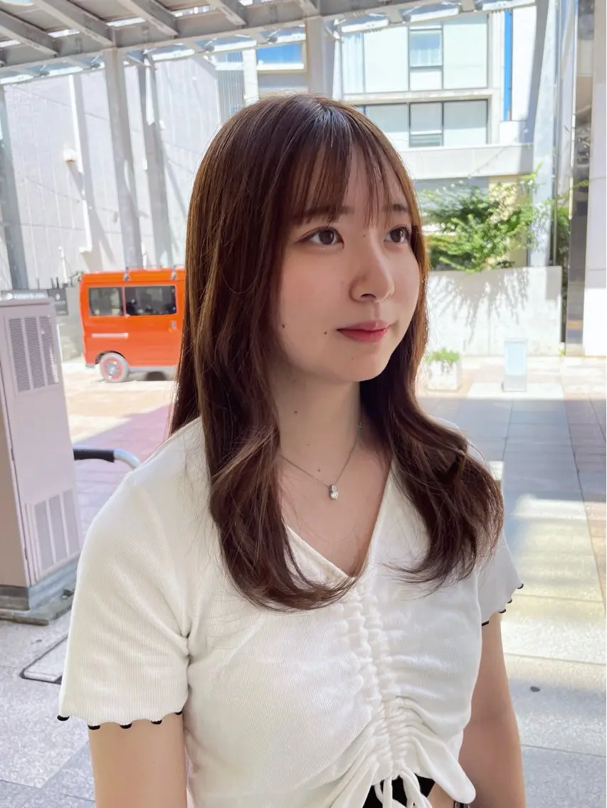 ロング カラー ヘアアレンジ 透明感カラー ロング 8HAIR / MAYUのヘアスタイル