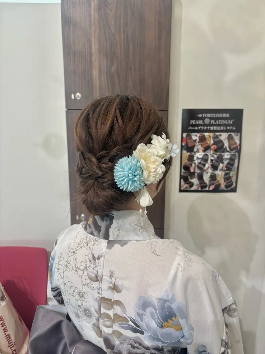 ロング ヘアセット まつパ🎀アレンジ 💭ྀི/あおいのマツエク・マツパデザイン