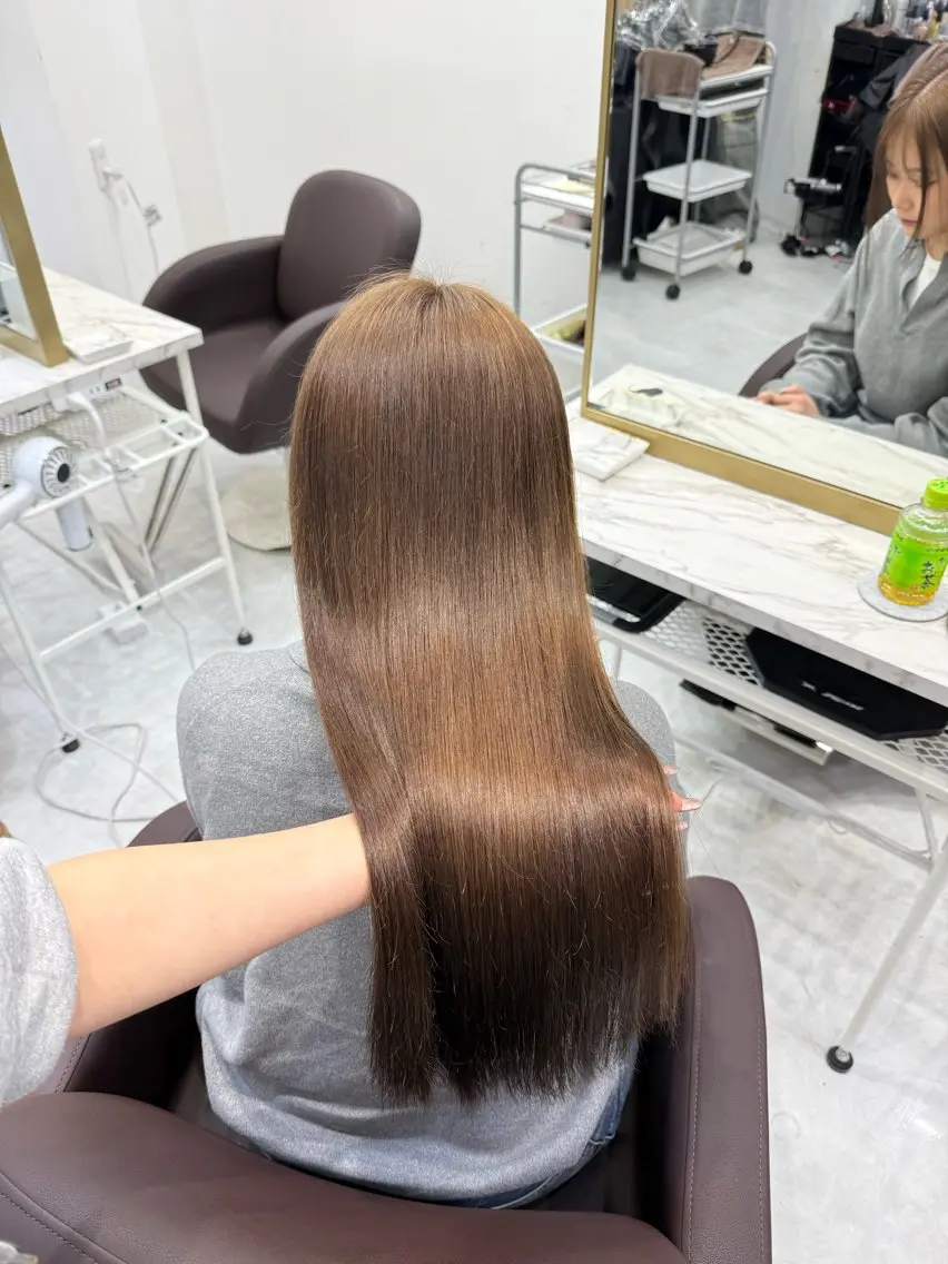 ロング カラー ヘアアレンジ ヘアカラー トリートメント ヘアセット 💗横浜美容室 💗HARUNAのヘアスタイル