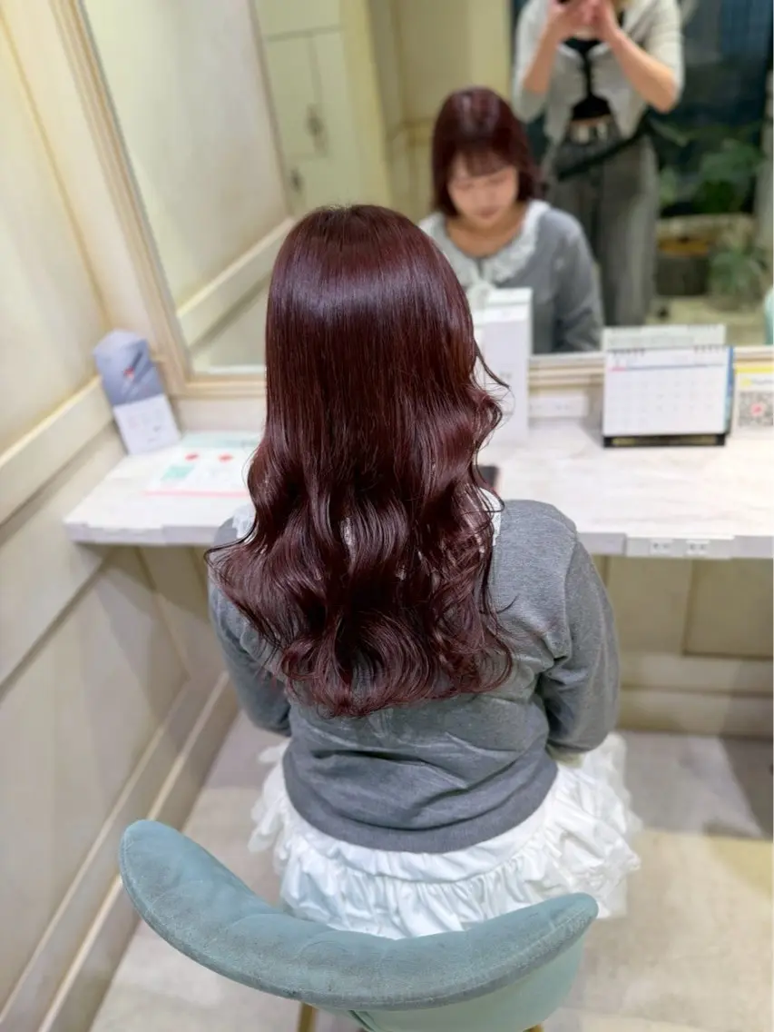 カラー ヘアカラー トリートメント 透明感ツヤカラー/ ゆうな💙のヘアスタイル