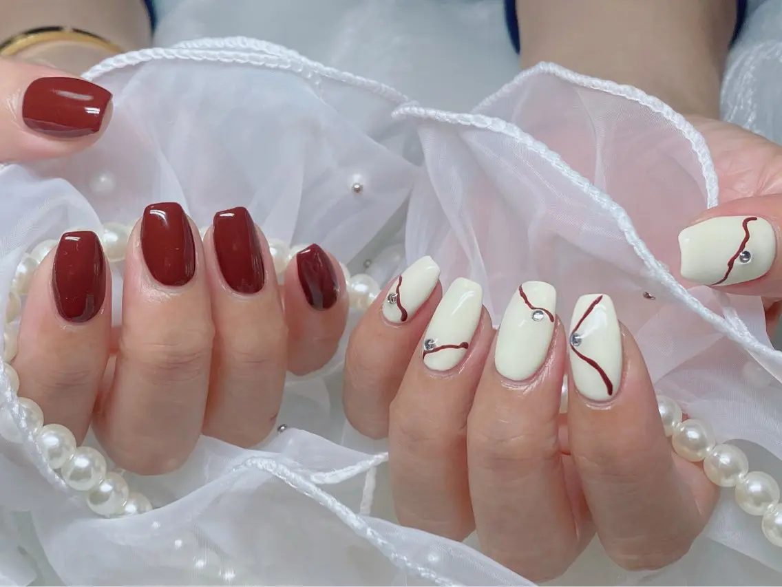 ネイル 長さ出し フットネイル ジェルネイル 韓国ネイル マグネットネイル Nail Ann【西川口店】のネイルデザイン