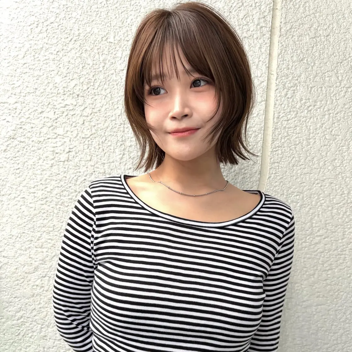 ミディアム カット ヘアカラー トリートメント うる艶レイヤー/ 店長💎まな💎のヘアスタイル