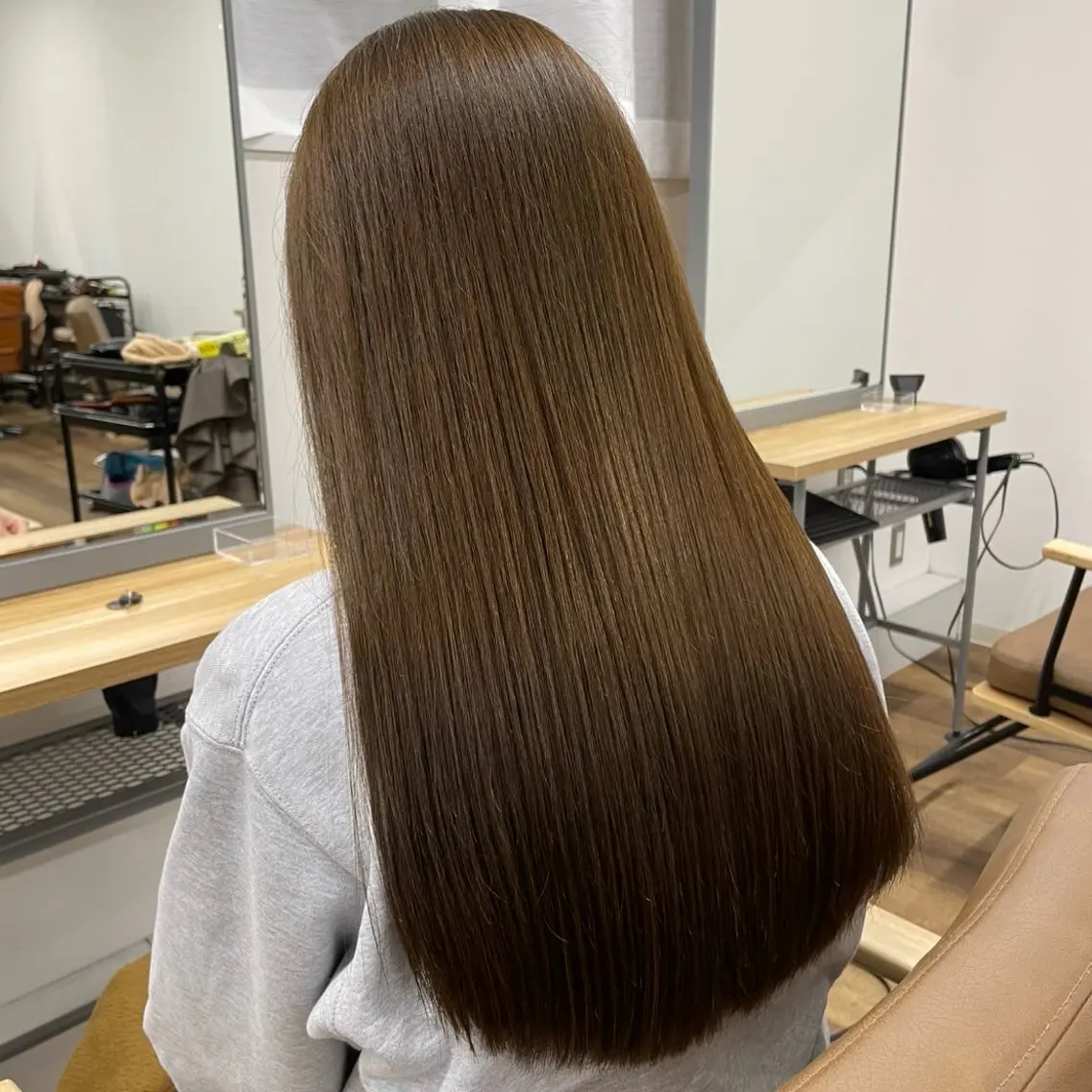 ロング 縮毛矯正 "MIoKI"_ YUCCA eluaのヘアスタイル