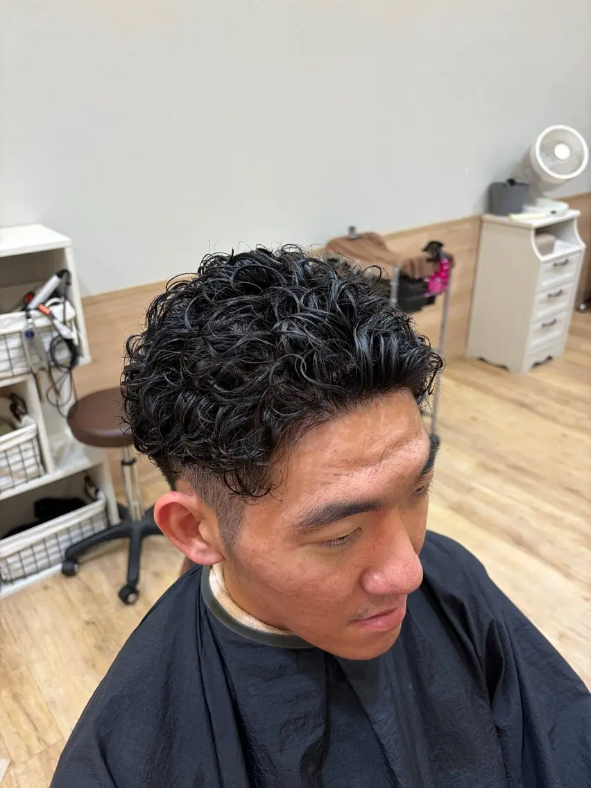 パーマ メンズ メンズパーマ 小田 暉のヘアスタイル