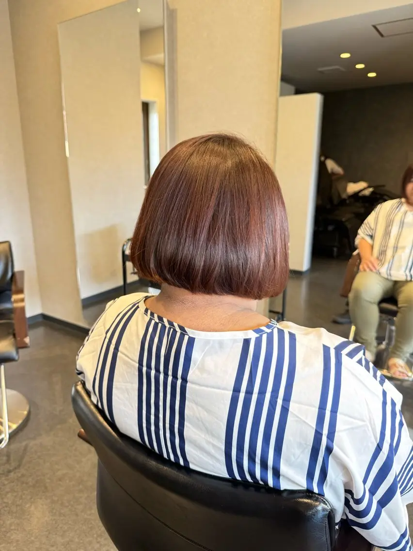 ショート ボブ カット ヘアカラー 髪質改善⚡️カラー 🍀武久 誠🍀のヘアスタイル