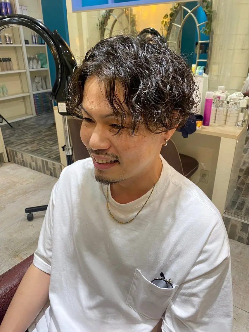 ショート 🦁メンズモデル募集 🎧関瑠奈🛵のヘアスタイル