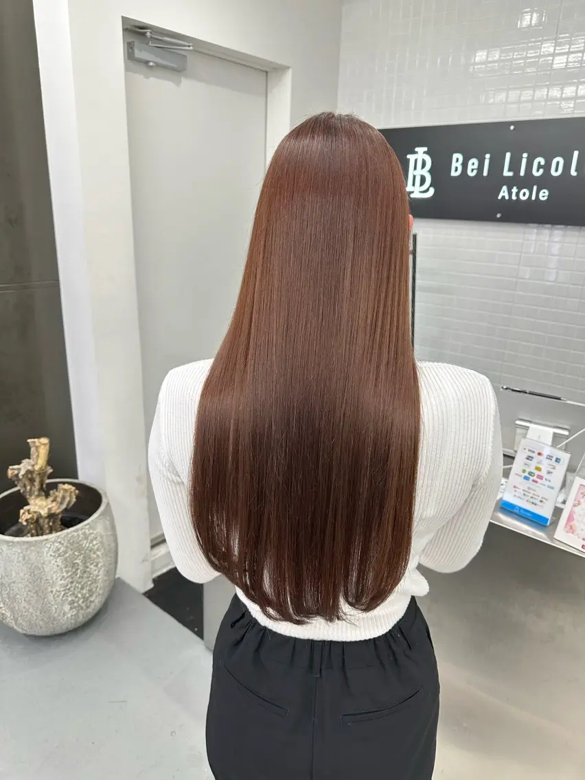 ロング カラー カット ヘアカラー トリートメント 古田 昂也のヘアスタイル