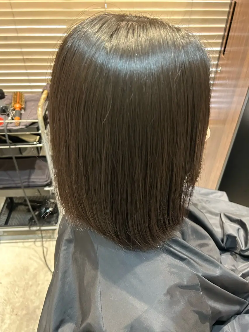 セミロング 縮毛矯正 縮毛矯正 トリートメント ✨髪質改善✨ 壱成✂️のヘアスタイル