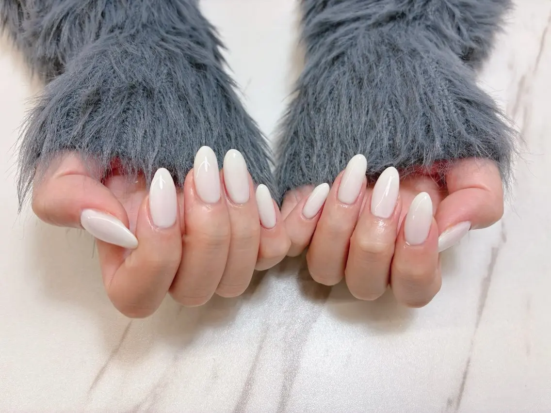 ワンカラー・ラメグラ🧡オフ込みの写真