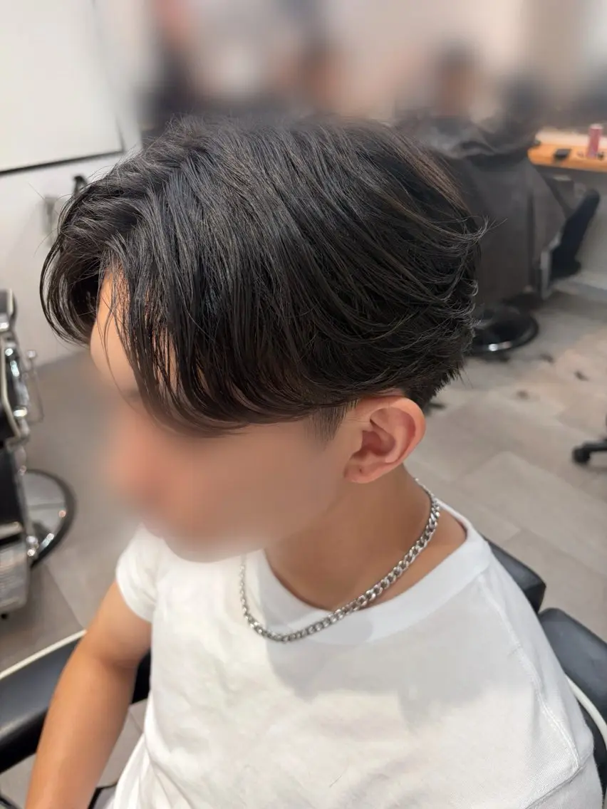 パーマ メンズ カット パーマ 高橋 唯のヘアスタイル