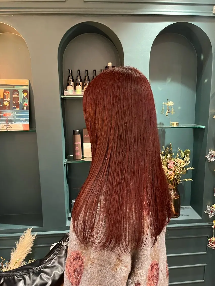 ロング カラー ヘアカラー ヘッドスパ 🌻暖色カラー🌻 sakuraのヘアスタイル
