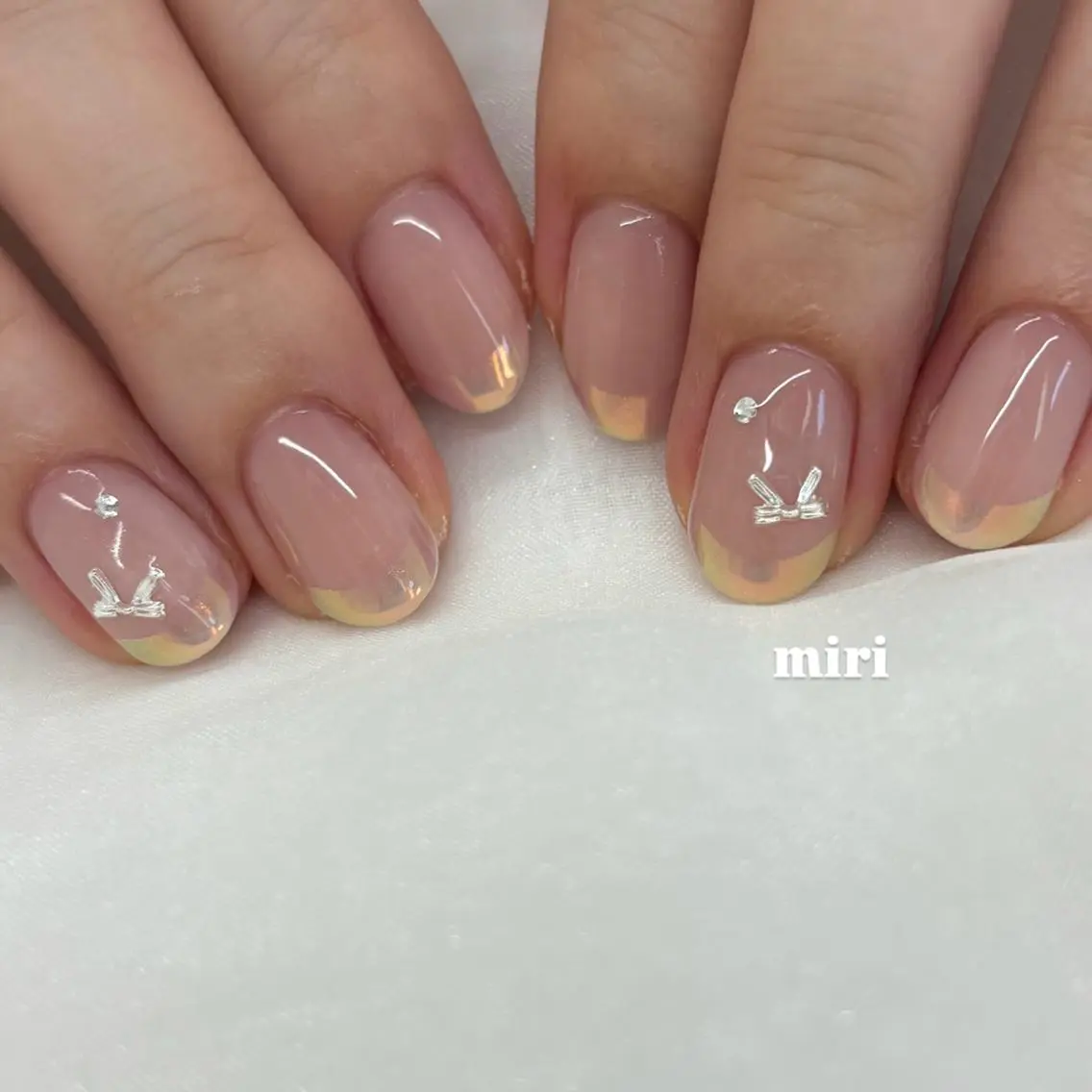 ネイル 新宿代々木/キレイめ ちゅるん/miriのネイルデザイン