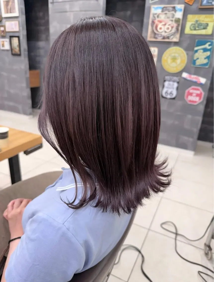 ミディアム カラー トリートメント ヘアカラー 平野 凛のヘアスタイル