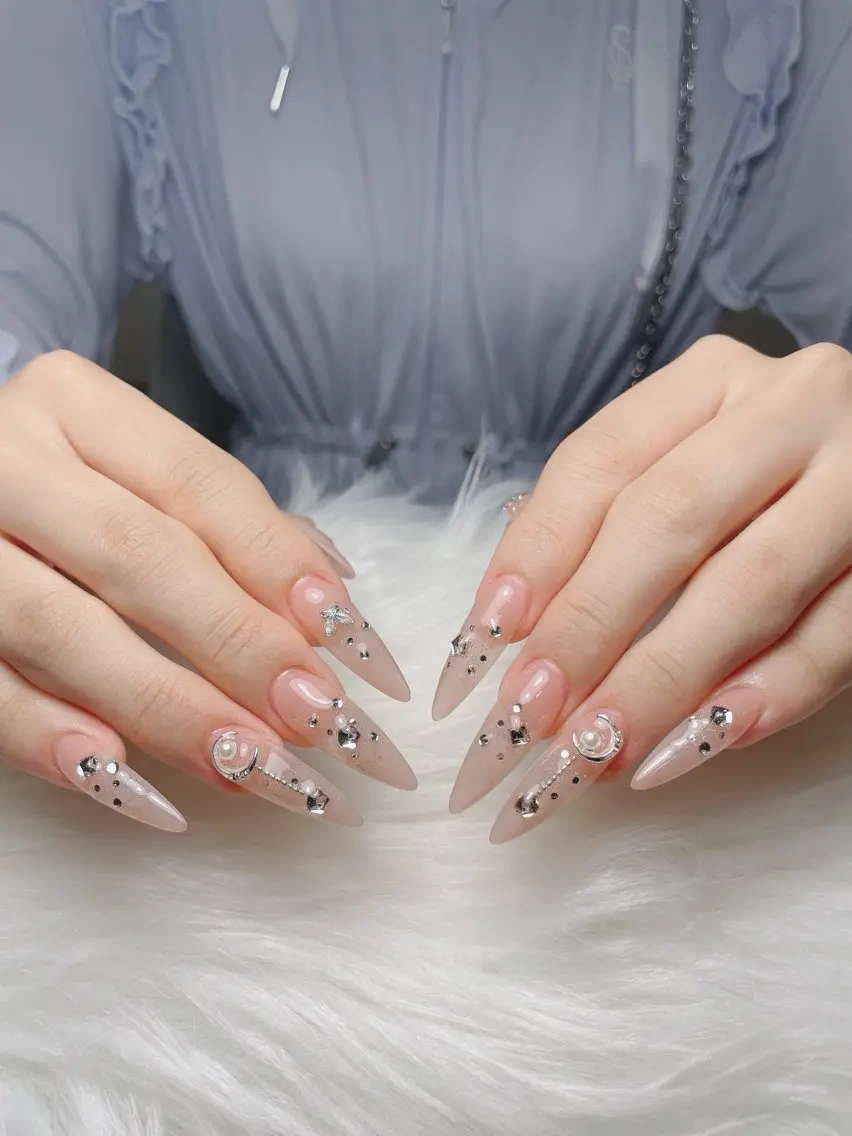 ネイル アートネイル オーロラネイル フラッシュネイル フレンチネイル ジェルネイル Sora nail 長さ出し専門店のネイルデザイン