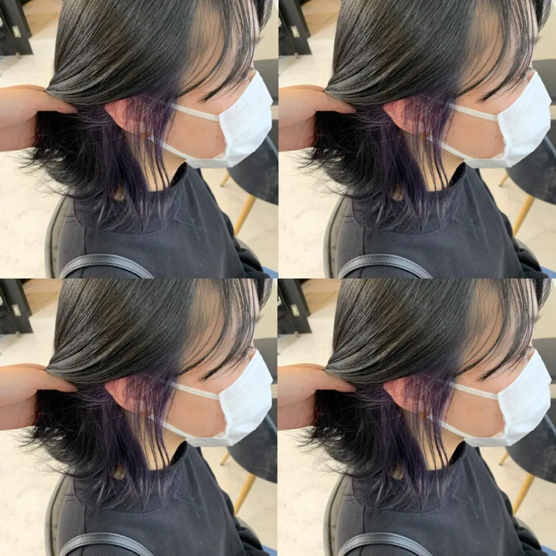 ミディアム カラー ヘアアレンジ ヘアカラー トリートメント 🦋レイヤー特化/ 羽エク/ナツミ🦋のヘアスタイル